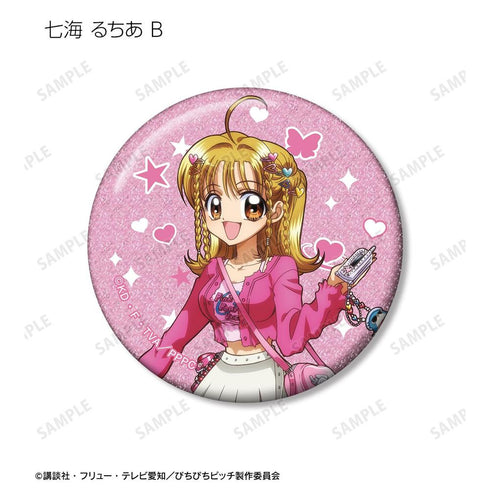 『ぴちぴちピッチ』描き下ろし Y2Kファッションver. トレーディンググリッター缶バッジ(単位/BOX)【202606再販】