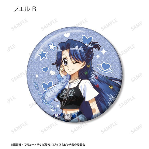 『ぴちぴちピッチ』描き下ろし Y2Kファッションver. トレーディンググリッター缶バッジ(単位/BOX)【202606再販】