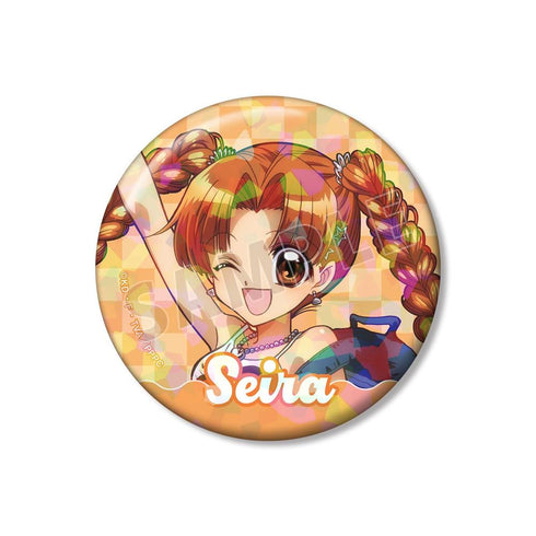 『ぴちぴちピッチ』描き下ろし 星羅 Y2Kファッションver. 76mmホログラム缶バッジ【202606再販】