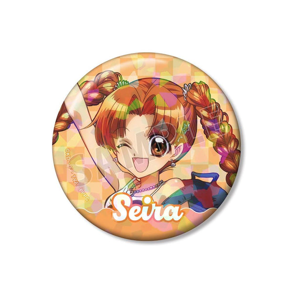 『ぴちぴちピッチ』描き下ろし 星羅 Y2Kファッションver. 76mmホログラム缶バッジ【202606再販】