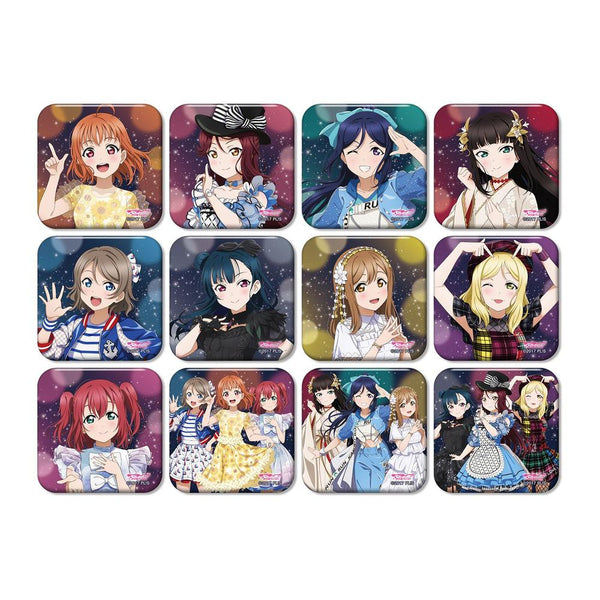 『ラブライブ!サンシャイン!!』描き下ろし 3rdソロコンサートver. トレーディングスクエア缶バッジ(単位/BOX)【202605再販】