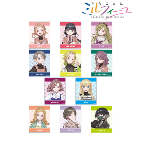 『うたごえはミルフィーユ』トレーディングアクリルカード(単位/BOX)