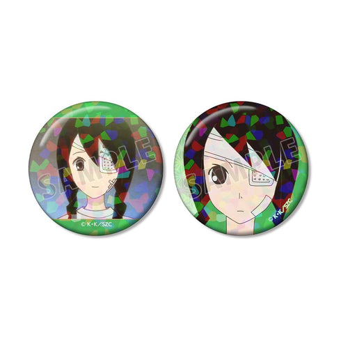 『さよなら絶望先生』小節 あびる ホログラム缶バッジ2個セット
