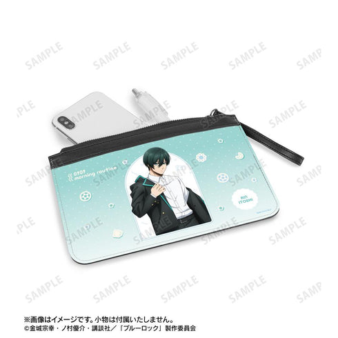 『ブルーロック』描き下ろし 糸師 凛 モーニングルーティンver. PUレザーフラットポーチ