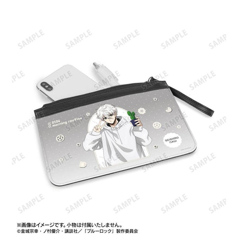 『ブルーロック』描き下ろし 凪 誠士郎 モーニングルーティンver. PUレザーフラットポーチ【202606再販】