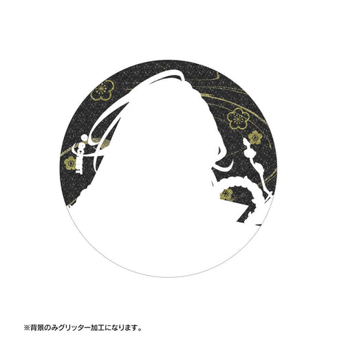 『夢職人と忘れじの黒い妖精』シラヌイ グリッター缶バッジ