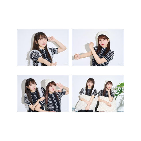 『西尾夕香・倉知玲鳳のおゆれおTTK』おゆれおTTK ブロマイド4枚セット ver.A