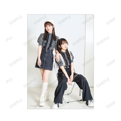『西尾夕香・倉知玲鳳のおゆれおTTK』おゆれおTTK ブロマイド4枚セット ver.B