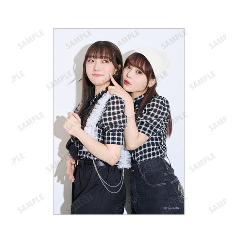 『西尾夕香・倉知玲鳳のおゆれおTTK』おゆれおTTK ブロマイド4枚セット ver.C
