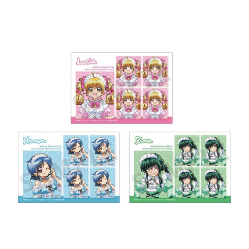 『ぴちぴちピッチ』描き下ろし メイドver. プリントシール風ブロマイド3枚セット【202606再販】