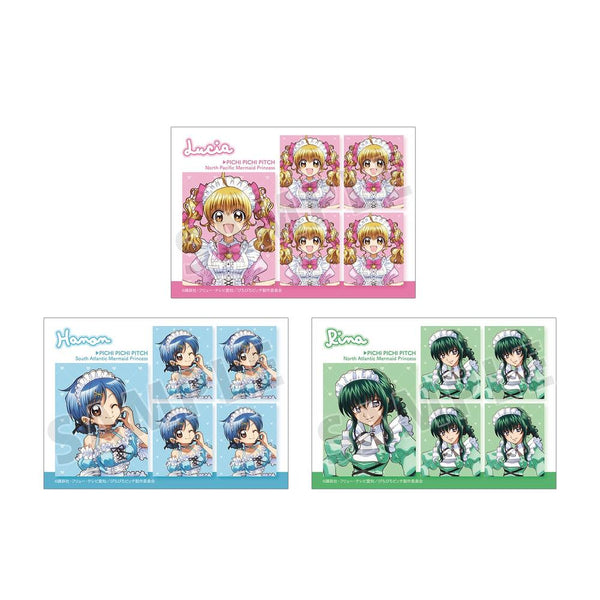 『ぴちぴちピッチ』描き下ろし メイドver. プリントシール風ブロマイド3枚セット【202606再販】