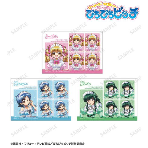 『ぴちぴちピッチ』描き下ろし メイドver. プリントシール風ブロマイド3枚セット