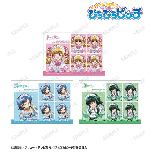 『ぴちぴちピッチ』描き下ろし メイドver. プリントシール風ブロマイド3枚セット【202606再販】
