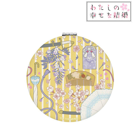 『わたしの幸せな結婚』斎森 美世&久堂 清霞 モチーフ柄 折りたたみミラー