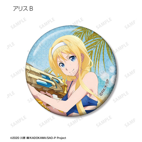『ソードアート・オンライン』描き下ろし ウォーターガンバトルver. トレーディンググリッター缶バッジ(単位/BOX)【202609再販】