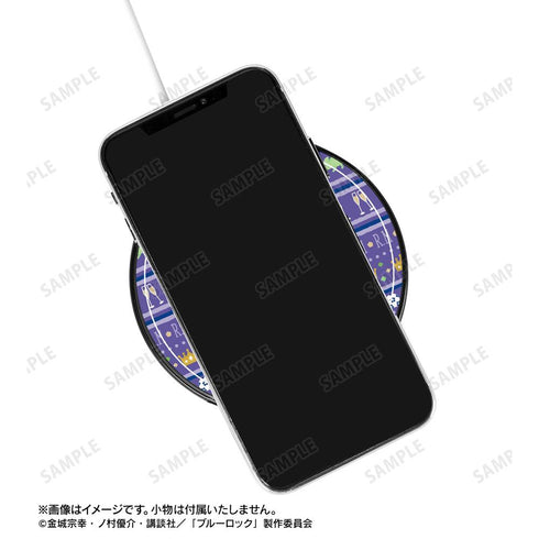 『ブルーロック』御影 玲王 ar-Unity モチーフ柄 サークル型Qi対応充電器