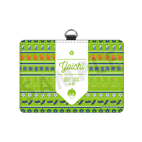 『ブルーロック』潔 世一 ar-Unity モチーフ柄 ネックストラップ付き2ポケットパスケース