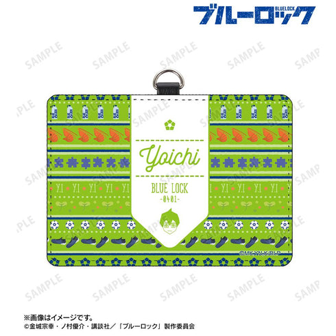 『ブルーロック』潔 世一 ar-Unity モチーフ柄 ネックストラップ付き2ポケットパスケース【202508再販】