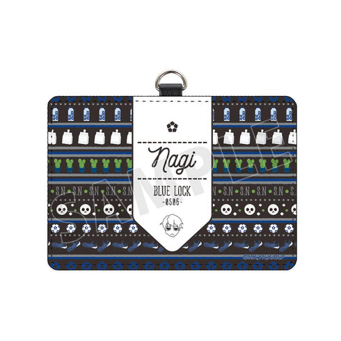 『ブルーロック』凪 誠士郎 ar-Unity モチーフ柄 ネックストラップ付き2ポケットパスケース