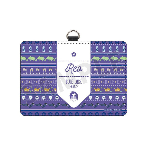 『ブルーロック』御影 玲王 ar-Unity モチーフ柄 ネックストラップ付き2ポケットパスケース【202508再販】