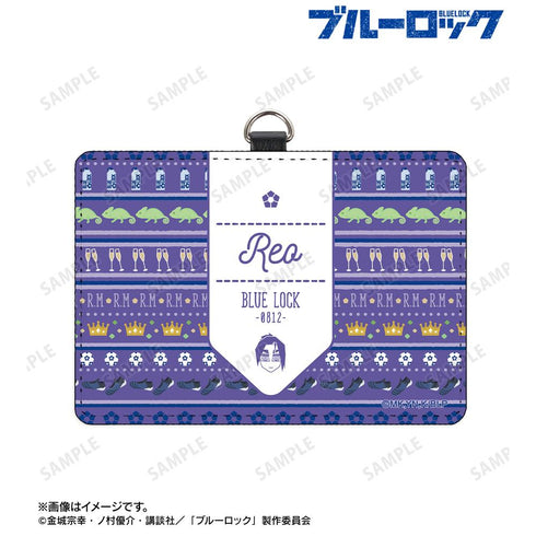 『ブルーロック』御影 玲王 ar-Unity モチーフ柄 ネックストラップ付き2ポケットパスケース
