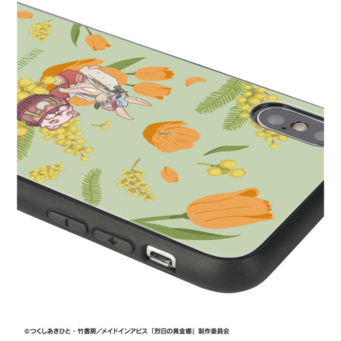 『メイドインアビス 烈日の黄金郷』ナナチ&壺ミーティ Botania 角丸強化ガラスiPhoneケース【202511再販】