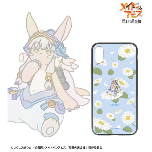 『メイドインアビス 烈日の黄金郷』ナナチ B Botania 角丸強化ガラスiPhoneケース