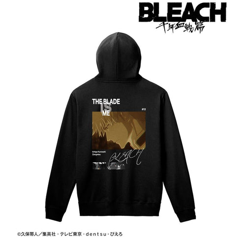 『BLEACH 千年血戦篇』"THE BLADE IS ME" 場面写バックプリントパーカーメンズ