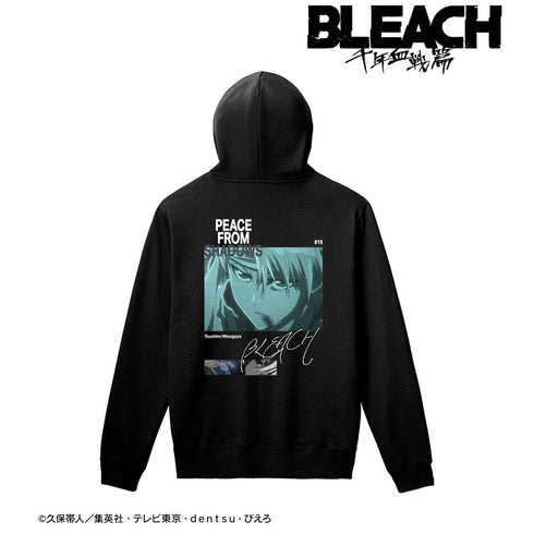 『BLEACH 千年血戦篇』"PEACE FROM SHADOWS" 場面写バックプリントパーカーメンズ