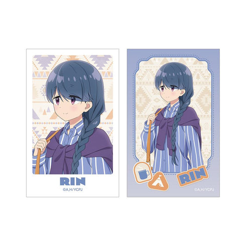 『ゆるキャン△ SEASON3』描き下ろし 志摩リン 歩みver. イラストカード2枚セット