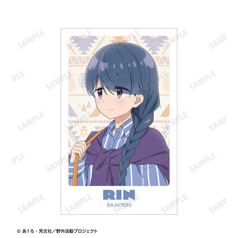 『ゆるキャン△ SEASON3』描き下ろし 志摩リン 歩みver. イラストカード2枚セット