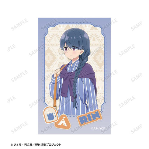 『ゆるキャン△ SEASON3』描き下ろし 志摩リン 歩みver. イラストカード2枚セット