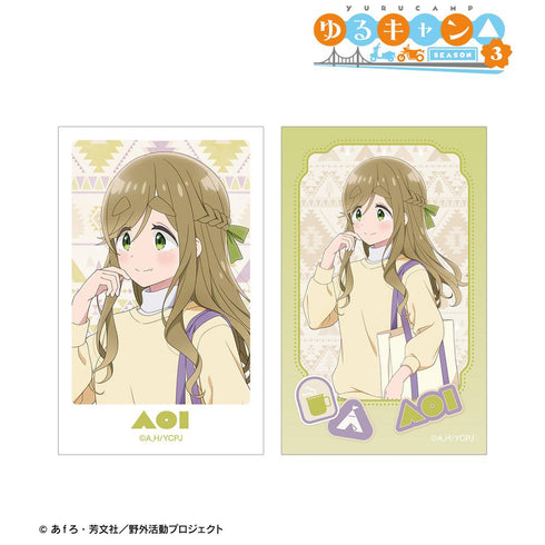 『ゆるキャン△ SEASON3』描き下ろし 犬山あおい 歩みver. イラストカード2枚セット