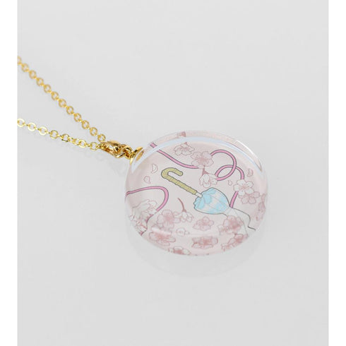 『わたしの幸せな結婚』斎森 美世 モチーフ柄 ガラスネックレス