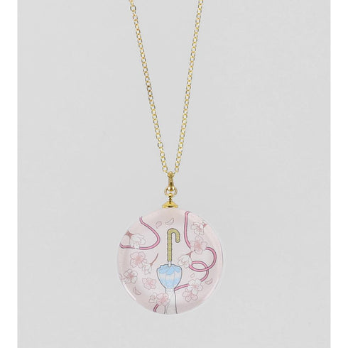 『わたしの幸せな結婚』斎森 美世 モチーフ柄 ガラスネックレス