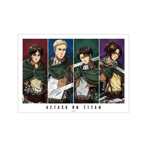 『進撃の巨人』描き下ろし 集合 戦いの後でver. A3マット加工ポスター【202511再販】