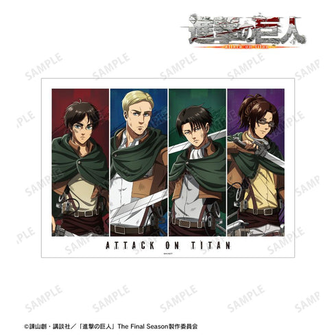 『進撃の巨人』描き下ろし 集合 戦いの後でver. A3マット加工ポスター【202511再販】