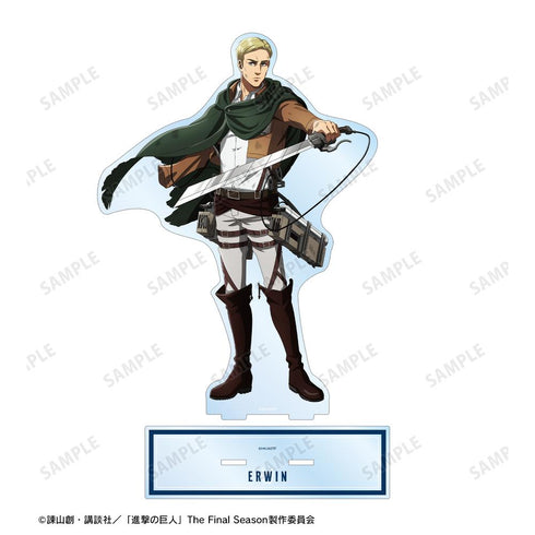 『進撃の巨人』描き下ろし エルヴィン 戦いの後でver. 特大アクリルスタンド【202511再販】
