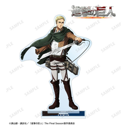『進撃の巨人』描き下ろし エルヴィン 戦いの後でver. BIGアクリルスタンド【202511再販】