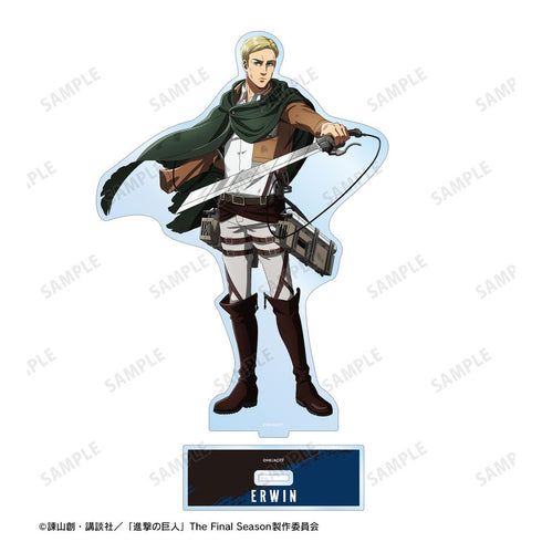 『進撃の巨人』描き下ろし エルヴィン 戦いの後でver. BIGアクリルスタンド【202511再販】