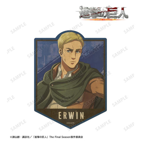 『進撃の巨人』描き下ろし エルヴィン 戦いの後でver. ダイカットステッカー