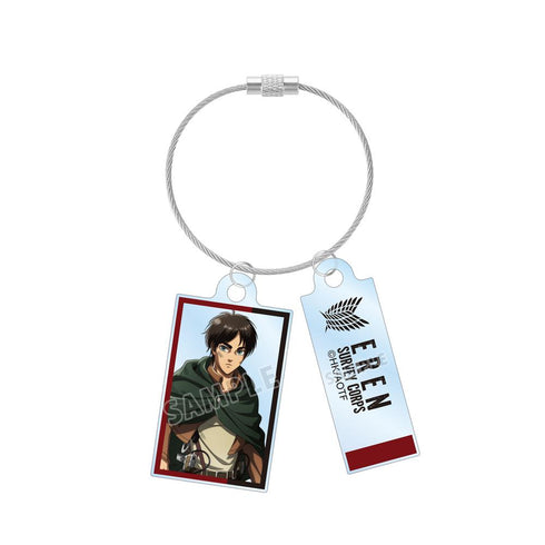 『進撃の巨人』描き下ろし エレン 戦いの後でver. 2連ワイヤーアクリルキーホルダー【202511再販】