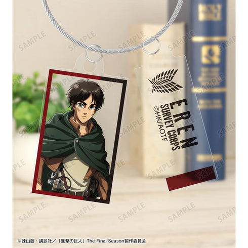 『進撃の巨人』描き下ろし エレン 戦いの後でver. 2連ワイヤーアクリルキーホルダー【202511再販】
