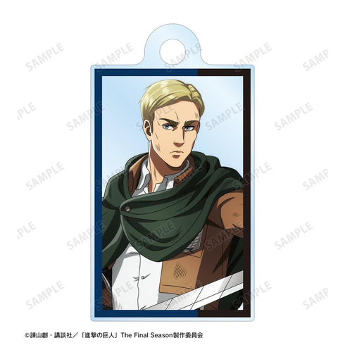 『進撃の巨人』描き下ろし エルヴィン 戦いの後でver. 2連ワイヤーアクリルキーホルダー【202511再販】