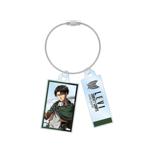 『進撃の巨人』描き下ろし リヴァイ 戦いの後でver. 2連ワイヤーアクリルキーホルダー【202511再販】