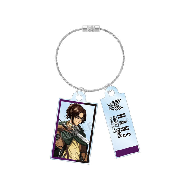 『進撃の巨人』描き下ろし ハンジ 戦いの後でver. 2連ワイヤーアクリルキーホルダー【202511再販】