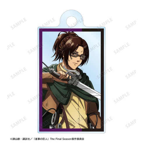 『進撃の巨人』描き下ろし ハンジ 戦いの後でver. 2連ワイヤーアクリルキーホルダー【202511再販】