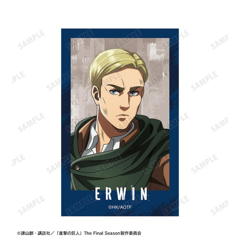 『進撃の巨人』描き下ろし エルヴィン 戦いの後でver. イラストカード2枚セット