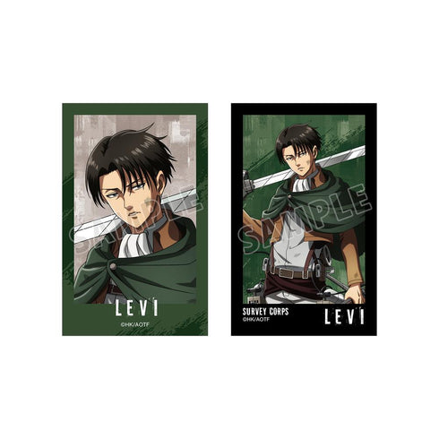 『進撃の巨人』描き下ろし リヴァイ 戦いの後でver. イラストカード2枚セット