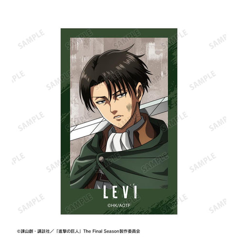 『進撃の巨人』描き下ろし リヴァイ 戦いの後でver. イラストカード2枚セット